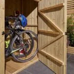 Tongue & Groove Wall-Mounted Outdoor Storage Cabinet, Weather-Resistant Garden Wall Store